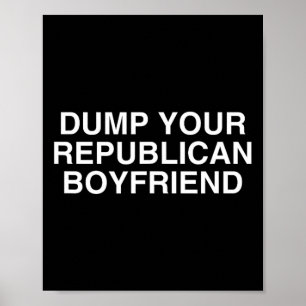 Dampf deinen republikanischen Freund ab, lustiger Poster