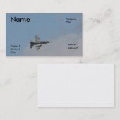 Dampf des Wassers F16 Visitenkarte (Vorne/Hinten)