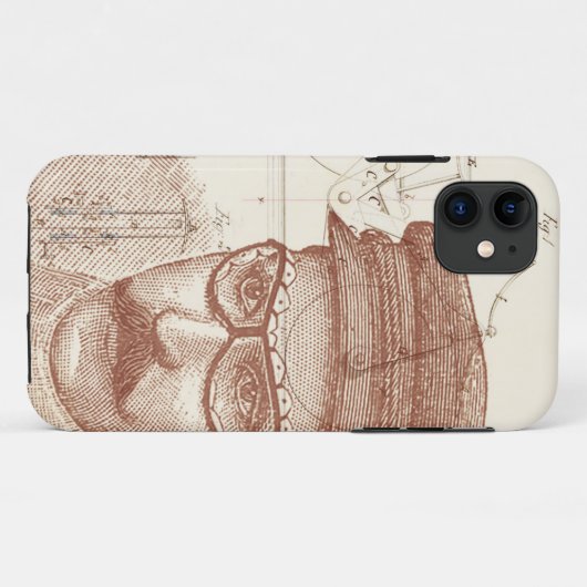 Dampf-Fahrrad-Erfinder Case-Mate iPhone Hülle (Rückseite (Horizontal))