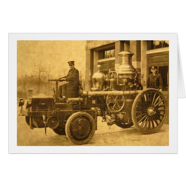 Dampf-Feuerwehr-Pumpenwagen (Vorderseite (Horizontal))