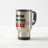 Dampf + Kaffee-= Bliss-Reise-Tasse Reisebecher (VorderseiteRechts)