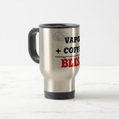 Dampf + Kaffee-= Bliss-Reise-Tasse Reisebecher (Vorderseite Links)
