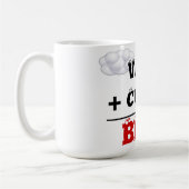 Dampf + Kaffee = Bliss-Tasse Kaffeetasse (Links)