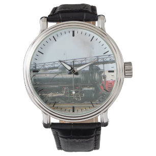 Dampf-Lokomotive Armbanduhr