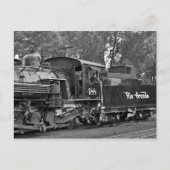 Dampf-Lokomotive Baldwin Cumbres und Toltec Postkarte (Vorderseite)