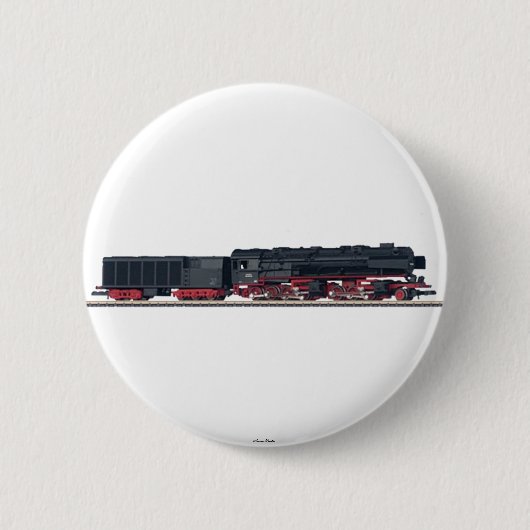 Dampf-Lokomotive-BR 53 Borsig Knopf Button (Vorderseite)