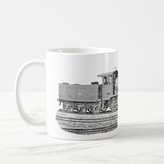 Dampf-Lokomotive Kaffeetasse (Links)