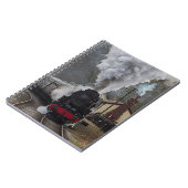 Dampf-Lokomotive Notizblock (Linke Seite)