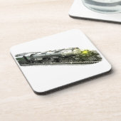 Dampf-Lokomotivgroßer Junge Untersetzer (Linke Seite)