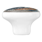 Dampf-LokomotivKeramik-Tür-Griff Keramikknauf (Seitenansicht)