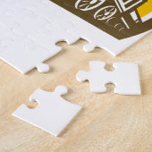 Dampf-Lokomotivzug-Ikone Puzzle (Seite)