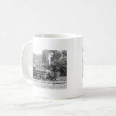 Dampf-Lokomotivzug Kaffeetasse (Vorderseite Links)