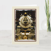 Dampf-Motor-Bohrkarte Karte (Vorderseite)