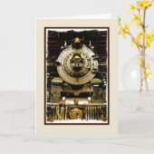 Dampf-Motor-Bohrkarte Karte (Gelbe Blume)