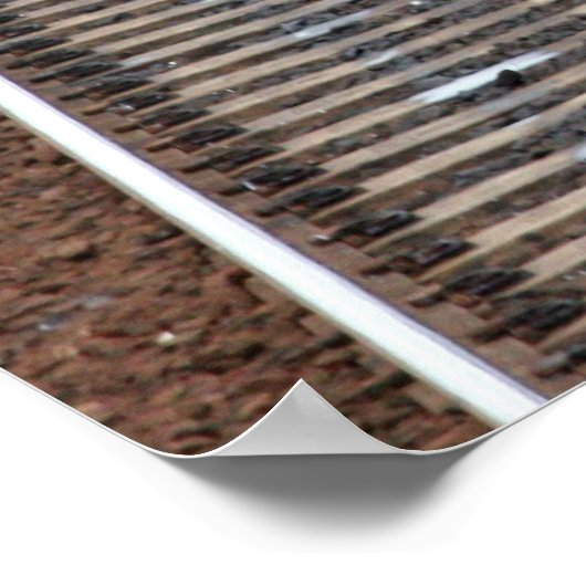 Dampf-Motor Der Herzog von Gloucester Poster (Ecke)