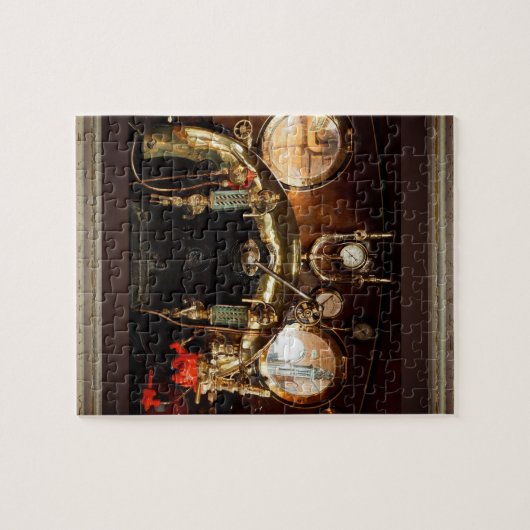 Dampf-Motor-Fahrerhaus Puzzle (Horizontal)