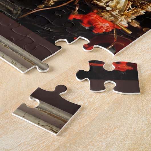 Dampf-Motor-Fahrerhaus Puzzle (Seite)