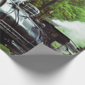 Dampf-Motor Geschenkpapier (Ecke)