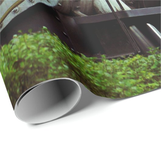 Dampf-Motor Geschenkpapier (Rolleneckpunkt)
