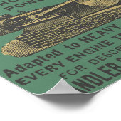 Dampf-Motor HIt und Miss Motor Landwirtschaft Anti Poster (Ecke)