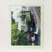 Dampf-Motor in der Insel des Mannes Puzzle (Vertikal)