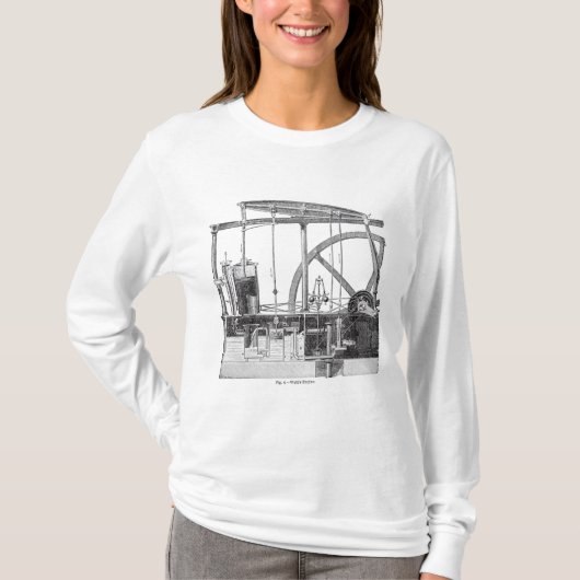 Dampf-Motor T-Shirt (Vorderseite)