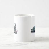 Dampf-Motor-Zug Kaffeetasse (Mittel)
