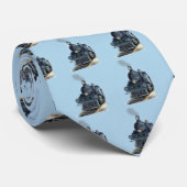 Dampf-Motor-Zug-Krawatte Krawatte (Gerollt)