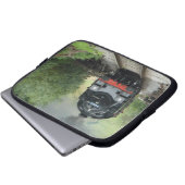 Dampf-Motor-Zug-Laptop-Kasten Laptopschutzhülle (Vorne Knopf)