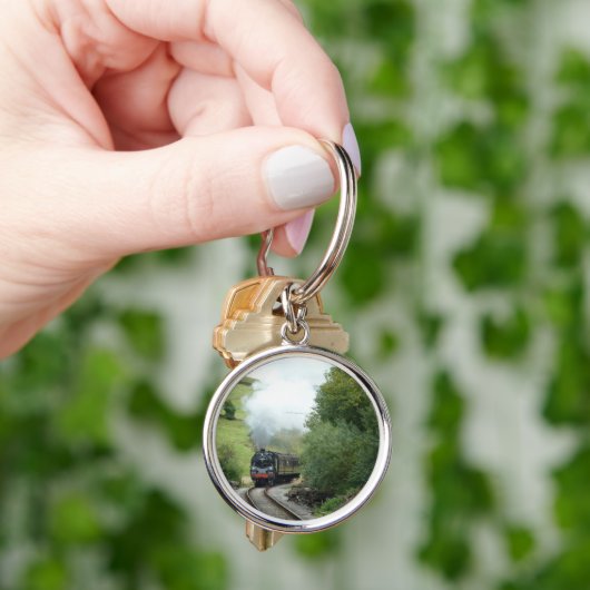 Dampf-Motor-Zug-Schlüsselanhänger-Schlüsselring Schlüsselanhänger (Hand)