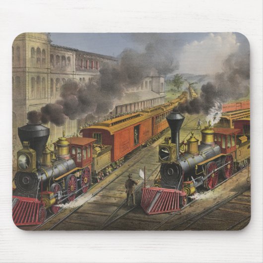 Dampf-Motoren Mousepad (Vorne)
