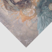 Dampf-Punk-Engel Seidenpapier (Detail)