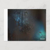 Dampf-Punk-Glühwürmchen Postkarte (Rückseite)