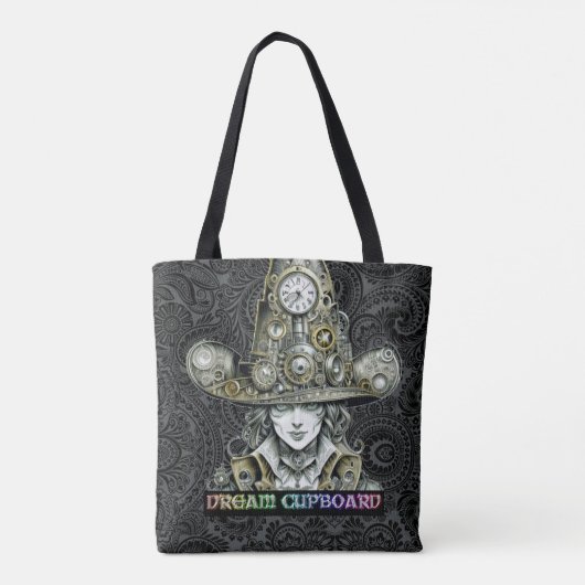 Dampf-Punk-Hatter (1) /Schulter Tasche (Rückseite)