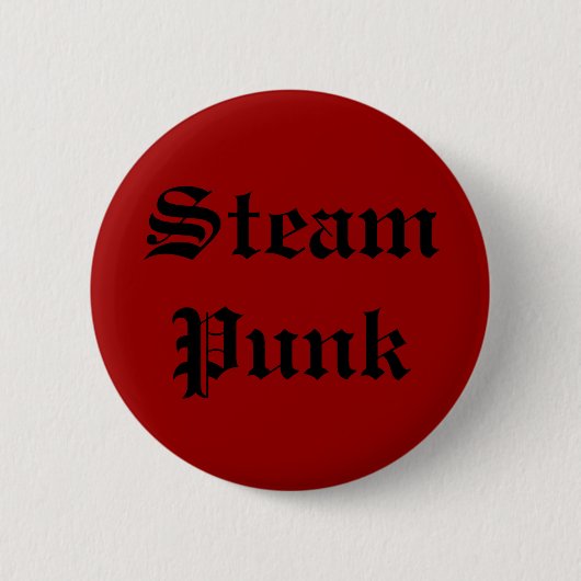 "Dampf-Punk-" Knopf Button (Vorderseite)