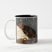 Dampf-Punkraum - Kaffee-Tasse Zweifarbige Tasse (Links)