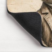 Dampf-Rabbit Mousepad (Ecke)