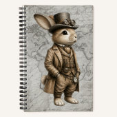 Dampf-Rabbit Notizblock (Vorderseite)