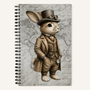 Dampf-Rabbit Notizblock