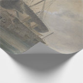 Dampf-Schiffs-Möbel Decoupage Papier Geschenkpapier (Ecke)