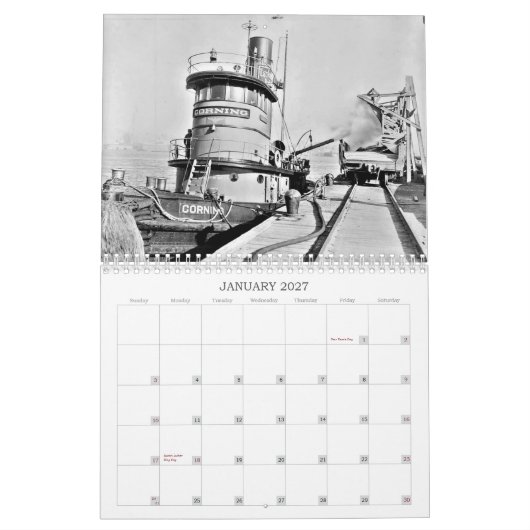 Dampf-Schlepper Kalender (Jan 2027)
