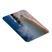 Dampf steigt aus Champagne Pool auf WAI-O-TAPU Magnet (Rechte Seite)