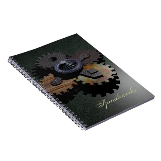 Dampf-Traumtechnik-Gänge Notizblock (Rechte Seite)