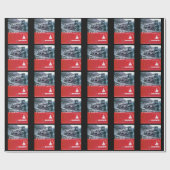 Dampf-Turbine Baldwin LokomotiveS-2 PRR Geschenkpapier (Flach)