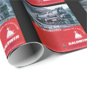 Dampf-Turbine Baldwin LokomotiveS-2 PRR Geschenkpapier (Rolleneckpunkt)