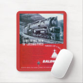 Dampf-Turbine Baldwin LokomotiveS-2 PRR Mousepad (Mit Mouse)