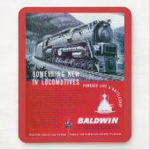Dampf-Turbine Baldwin LokomotiveS-2 PRR Mousepad (Vorne)