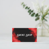 Dampf-Vaping-Rauch-Raucherladen Visitenkarte (Stehend Vorderseite)