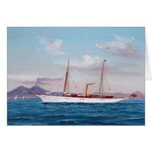 Dampf-Yacht SY Vanduara 1906