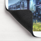 DAMPF-ZUG AUSTRALIEN MIT KUNST-EFFEKTEN MOUSEPAD (Ecke)